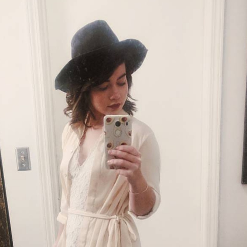 Vegan Suede Fedora